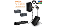 Комплект студийного оборудования Godox VL200-K2