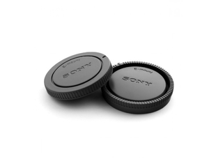 Крышки для объектива Sony E-mount (комплект, крышка байонета и задняя крышка, серого цвета)