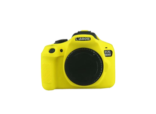 Силиконовый чехол для фотоаппарата Canon EOS 1300D (цвет желтый)