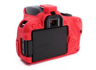 Силиконовый чехол для фотоаппарата Canon EOS 650D/700D (цвет красный)