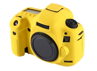 Силиконовый чехол для фотоаппарата Canon EOS 5D Mark III (цвет желтый) 