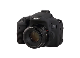 Силиконовый чехол для фотоаппарата Canon EOS 750D (цвет черный)