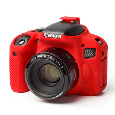 Силиконовый чехол для фотоаппарата Canon EOS 800D (цвет красный)