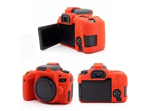 Силиконовый чехол для фотоаппарата Canon EOS 77D (цвет красный)