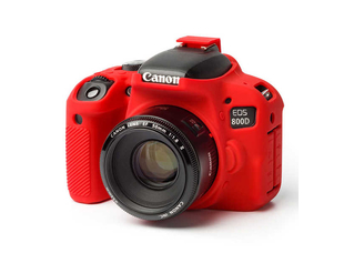 Силиконовый чехол для фотоаппарата Canon EOS 800D (цвет красный)