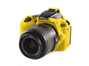 Силиконовый чехол для фотоаппарата Nikon D5500/D5600 (цвет желтый)