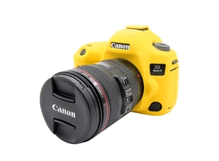 Силиконовый чехол для фотоаппарата Canon EOS 5D Mark IV (цвет желтый)