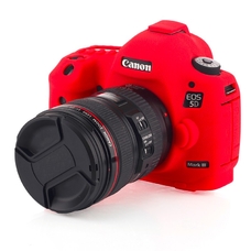 Силиконовый чехол для фотоаппарата Canon EOS 5D Mark III (цвет красный)