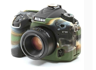 Силиконовый чехол для фотоаппарата Nikon D7100 (цвет камуфляжный)