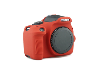 Силиконовый чехол для фотоаппарата Canon EOS 1300D (цвет красный)