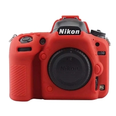 Силиконовый чехол для фотоаппарата Nikon D750 (цвет красный)