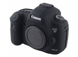 Силиконовый чехол для фотоаппарата Canon EOS 5D Mark III (цвет черный)