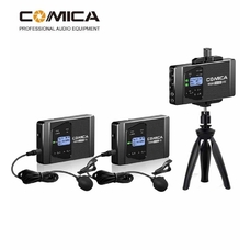 Comica CVM-WS60 COMBO UHF Беспроводной петличный микрофон для смартфона
