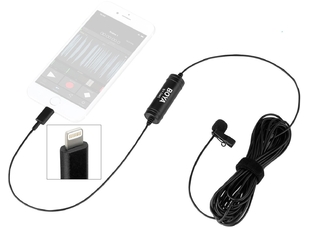 BOYA BY-DM1 Петличный микрофон для iOS устройств Lightning-разъём