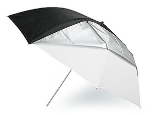 Grifon TWB-101 зонт комбинированный на просвет/отражение белого цвета 101 см
