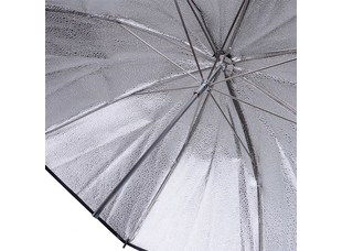 Фотозонт гранулированный серебристый Mingxing Grained Umbrella (40") 101 cm