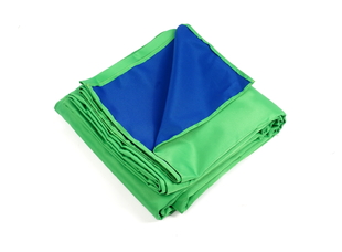 Фон тканевый FST-B36PDS Blue/Green, двусторонний синий / зеленый хромакей