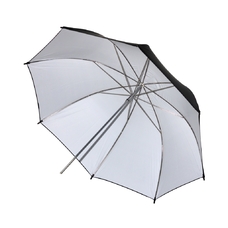 Фотозонт белый отражающий MINGXING Black / White Umbrella (45") 114 cm