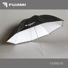 Fujimi FJU562-33 Зонт студийный чёрно-белый (84 см)