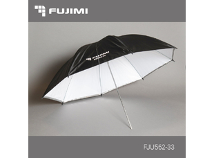 Fujimi FJU562-33 Зонт студийный чёрно-белый (84 см)