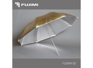Fujimi FJU564-33 Зонт студийный переключаемый серебро-золото (84 см)