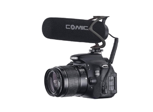 Микрофон-пушка Comica CVM-V30 LITE супер-кардиоида для камеры и смартфона