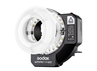 Вспышка кольцевая Godox Witstro AR400 аккумуляторная