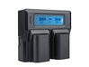 Зарядное устройство DDBC NP-FV/FH/FP для двух аккумуляторов Sony NP-FV50/70/100/FH50/70/100/FP50/70 