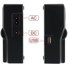 Зарядное устройство DDBC NP-F/FM для двух аккумуляторов Sony NP-F570/770/970/FM500H/FM50