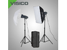 Комплект импульсного света Visico VL PLUS 400 Softbox/Umbrella kit с сумкой